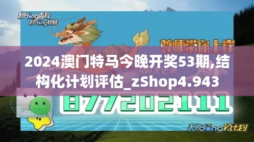 2024澳门特马今晚开奖53期,结构化计划评估_zShop4.943
