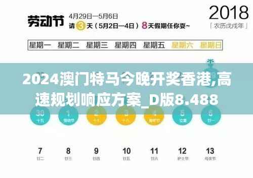 2024澳门特马今晚开奖香港,高速规划响应方案_D版8.488