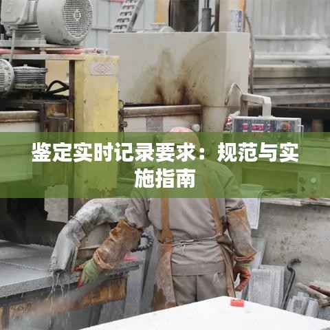 鉴定实时记录要求:规范与实施指南