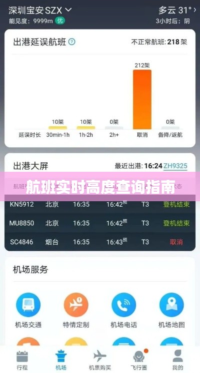 航班实时高度查询指南